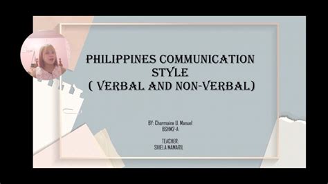 nonverbal communication in the philippines